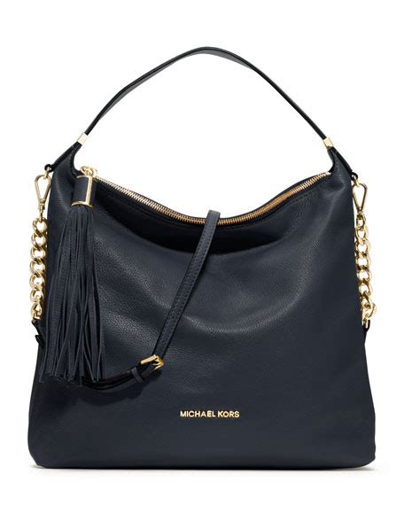 michael michael kors large bedford tassle shoulder bag|Michael Kors bedford crossbody bag.